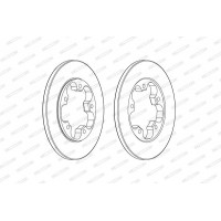 DDF2484C FERODO Гальмівний диск