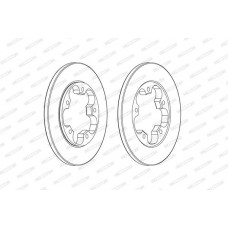 DDF2484C FERODO Гальмівний диск