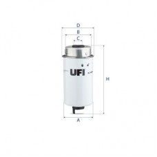 24.457.00 UFI Паливний фільтр