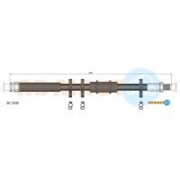 35.1238 ADRIAUTO Гальмівний шланг