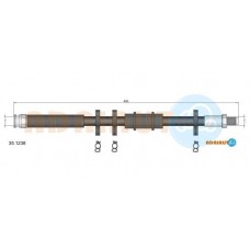 35.1238 ADRIAUTO Гальмівний шланг