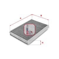 S 4111 CA SOFIMA Фільтр повітря у внутрішньому просторі
