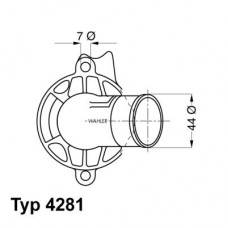 4281.87D BorgWarner (Wahler) Термостат охолоджувальна рідина