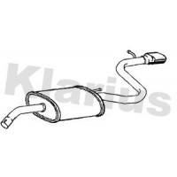 221807 KLARIUS Глушник вихлопних газів кінцевий