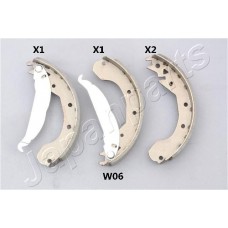 GF-W06AF JAPANPARTS Комплект гальмівних колодок