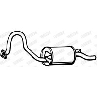 09474 WALKER Глушник вихлопних газів кінцевий