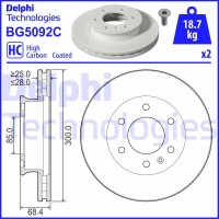 BG5092C DELPHI Гальмівний диск