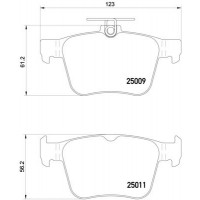 P 85 124X BREMBO Комплект гальмівних колодок дисковий гальм