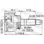0510-BT50A44 FEBEST Шарнирный комплект, Привідний вал