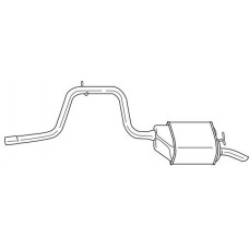 26620 SIGAM Глушник вихлопних газів кінцевий