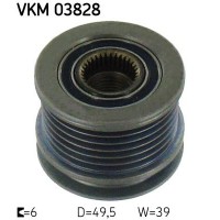 VKM03828 SKF ASAM DB Шків генератора Sprinter, Vito,Viano