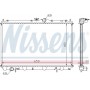 62857A NISSENS Радіатор охолодження двигуна