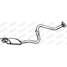 14146 WALKER Середній глушник вихлопних газів