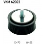 VKM 62023 SKF Паразитный / ведущий ролик, Поліклиновий ремінь