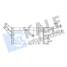 347370 KALE OTO RADYATÖR Теплообмінник обігрів салону