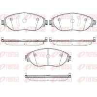 1470.00 REMSA Комплект гальмівних колодок дисковий гальм