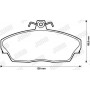 573203J JURID Комплект гальмівних колодок дисковий гальм