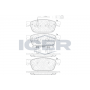 141953 ICER Комплект гальмівних колодок дисковий гальм
