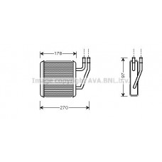 VN6203 AVA QUALITY COOLING Теплообмінник обігрів салону