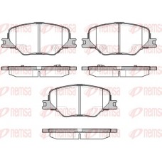 1795.02 REMSA Комплект гальмівних колодок дисковий гальм
