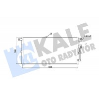 345480 KALE OTO RADYATÖR Конденсатор кондиціонера