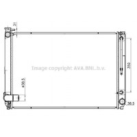TO2791 AVA QUALITY COOLING Радіатор охолодження двигуна