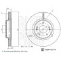 ADBP430154 BLUE PRINT Гальмівний диск