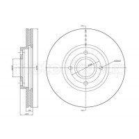 800-1490C CIFAM Гальмівний диск
