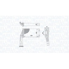 350218467000 MAGNETI MARELLI Теплообмінник обігрів салону
