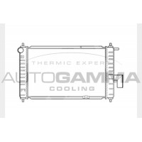 103697 AUTOGAMMA Радіатор охолодження двигуна
