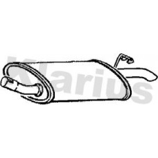 210072 KLARIUS Глушник вихлопних газів кінцевий