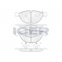181905 ICER Комплект гальмівних колодок дисковий гальм