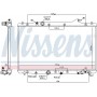 606216 NISSENS Радіатор охолодження двигуна