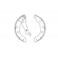 KBS-7419 KAVO PARTS Комплект гальмівних колодок