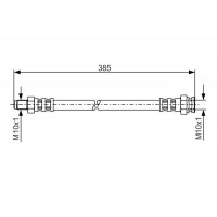 1 987 481 018 BOSCH Гальмівний шланг