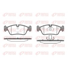 0384.40 REMSA Комплект гальмівних колодок дисковий гальм