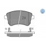 025 251 8419/W MEYLE Комплект гальмівних колодок дисковий гальм