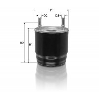 GS1207 TECNECO FILTERS Паливний фільтр