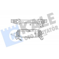 344940 KALE OTO RADYATÖR Интеркулер