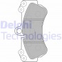 LP2057 DELPHI Комплект гальмівних колодок дисковий гальм