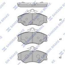 SP1072 Hi-Q Комплект гальмівних колодок дисковий гальм