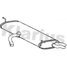 220807 KLARIUS Глушник вихлопних газів кінцевий