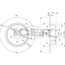 78BD7989-2 ICER Гальмівний диск