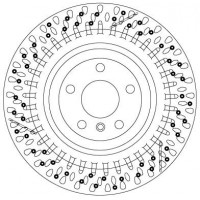 DF6835S TRW Гальмівний диск
