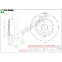 5779 PILENGA Гальмівний диск
