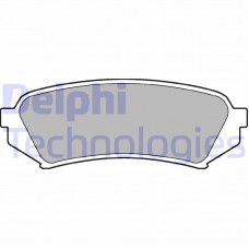 LP1438 DELPHI КомплеК т гальмівних колодок, дискове гальмо