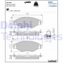 LP1699 DELPHI Комплект гальмівних колодок дисковий гальм