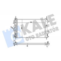 352300 KALE OTO RADYATÖR Радіатор охолодження двигуна
