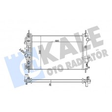 352300 KALE OTO RADYATÖR Радіатор охолодження двигуна
