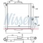 63867 NISSENS Радіатор охолодження двигуна